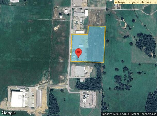  608 Industrial Park Dr, Mulberry, AR Parcel Map