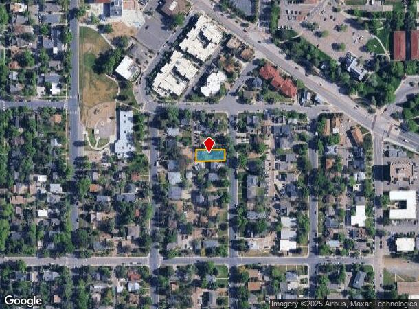 867 18Th St, Boulder, CO Parcel Map