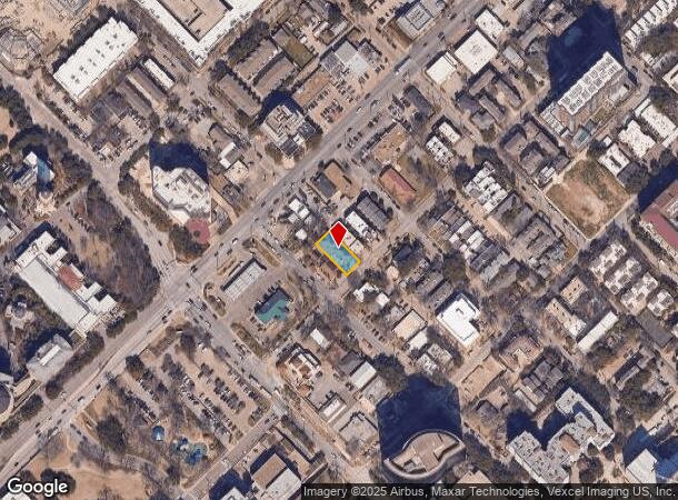  2505 Welborn St, Dallas, TX Parcel Map