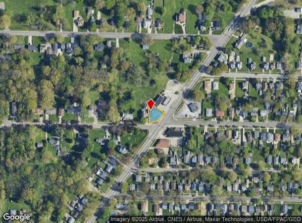  1620 East Ave, Akron, OH Parcel Map