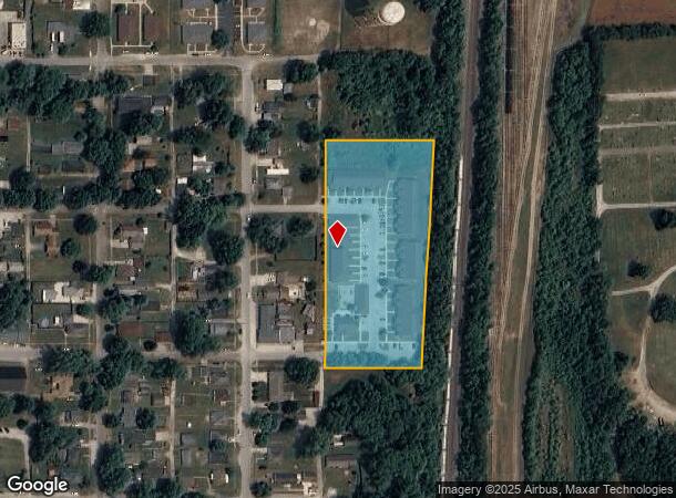 645 Clinton St, Clinton, IN Parcel Map