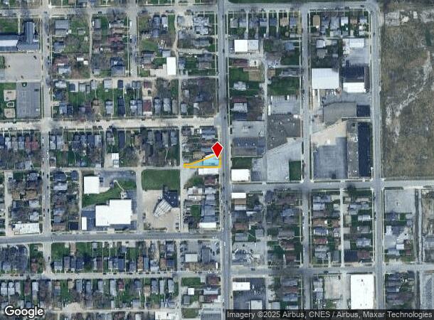 1643 N Wells St, Fort Wayne, IN Parcel Map