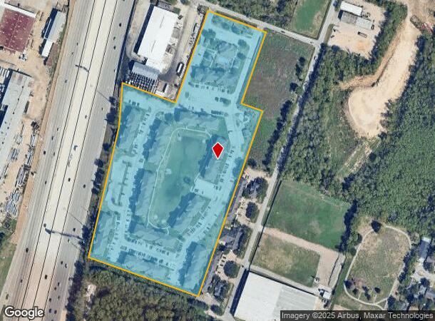  3360 Alice St, Houston, TX Parcel Map