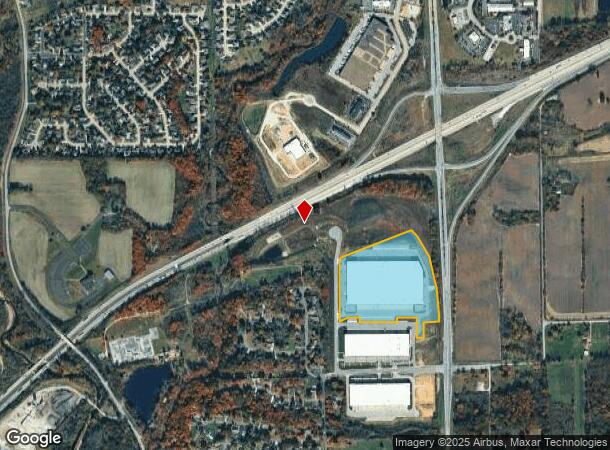  6809 Delaware Dr, Plainfield, IN Parcel Map