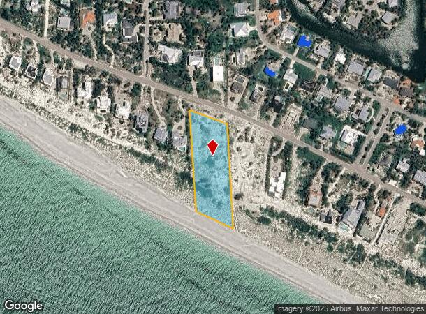  4015 W Gulf Dr, Sanibel, FL Parcel Map