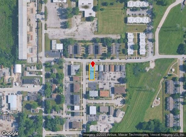 2105 176Th Pl, Lansing, IL Parcel Map