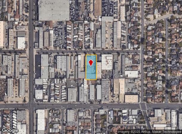  1248 W 134Th St, Gardena, CA Parcel Map