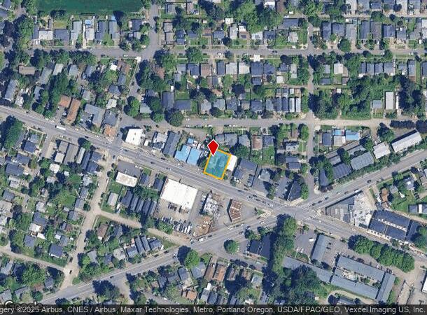  6867 N Fessenden St, Portland, OR Parcel Map