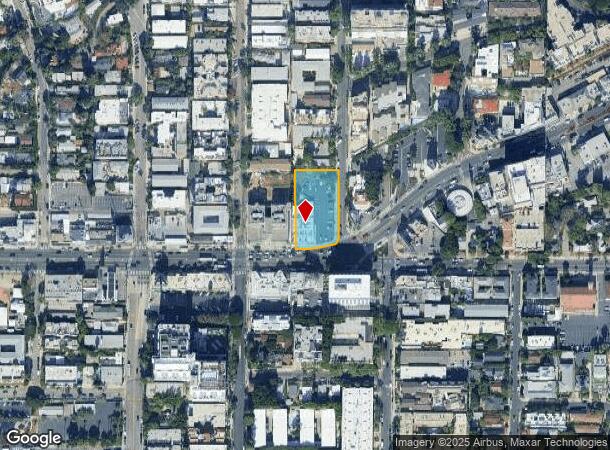  8801 W Sunset Blvd, West Hollywood, CA Parcel Map