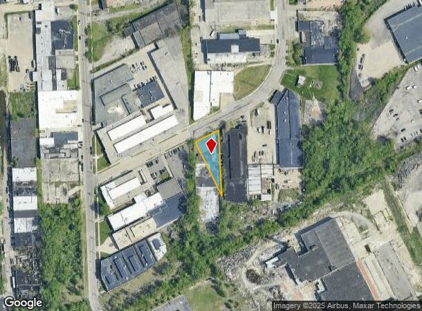  405 Midland St, Highland Park, MI Parcel Map