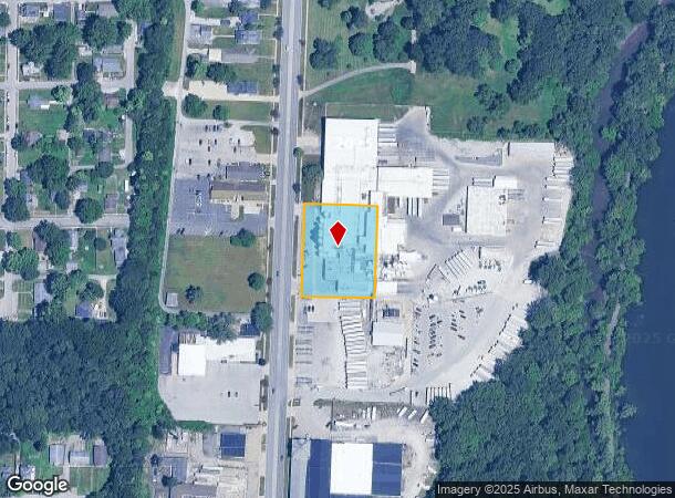 722 Broadway St, Anderson, IN Parcel Map