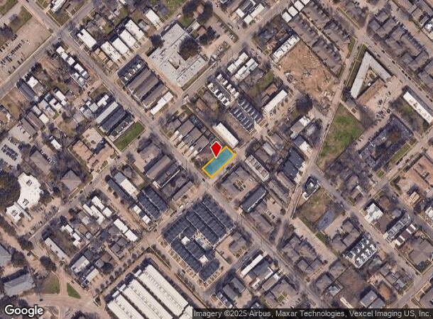  2202 N Carroll Ave, Dallas, TX Parcel Map