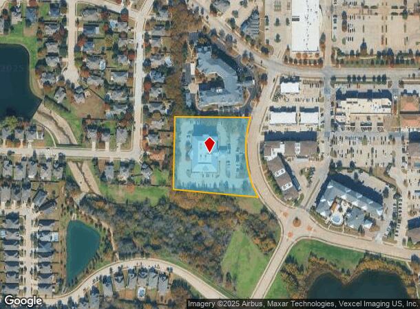 2800 Shoreline Dr, Denton, TX Parcel Map