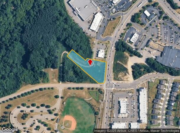  1080 Forestville Rd, Wake Forest, NC Parcel Map