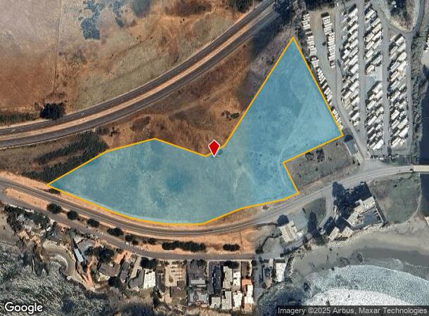 N Ocean Ave, Cayucos, CA Parcel Map