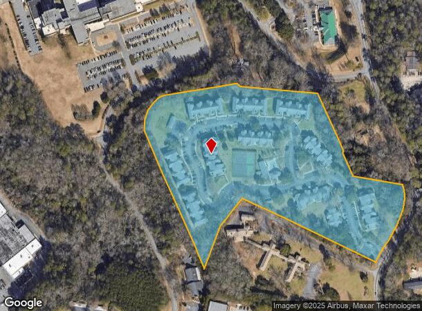  444 Forest Hill Rd, Macon, GA Parcel Map