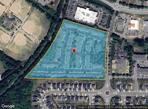  3125 Branch Ferry Ct, Wake Forest, NC Parcel Map