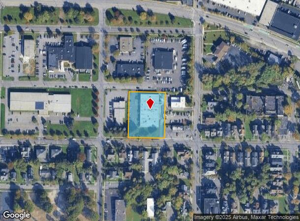  1324 E Washington St, Syracuse, NY Parcel Map