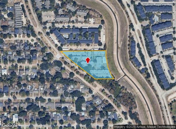 1600 W T C Jester Blvd, Houston, TX Parcel Map