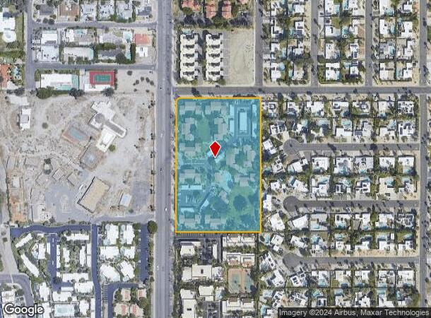  2636 N Indian Canyon Dr, Palm Springs, CA Parcel Map