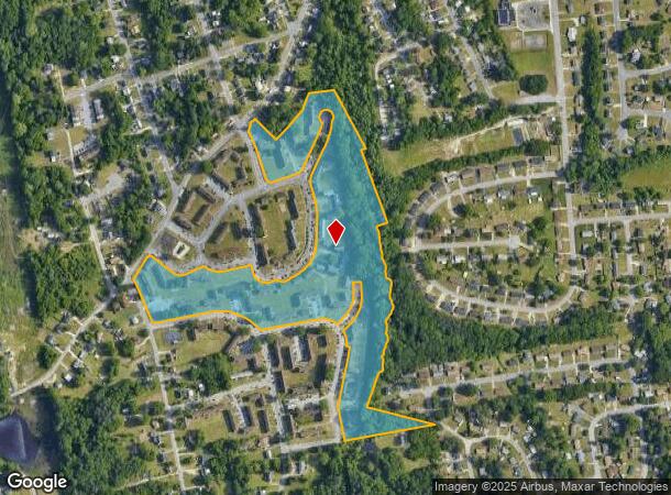 523 Summit St, Petersburg, VA Parcel Map