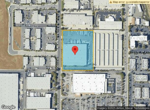  2095 California Ave, Corona, CA Parcel Map