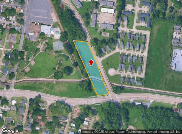 1400 N Blk N Saint Antoine St, Lafayette, LA Parcel Map