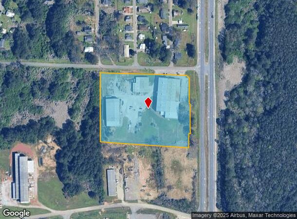  595 6Th Ave, Docena, AL Parcel Map