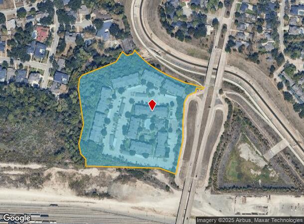  701 T C Jester Blvd, Houston, TX Parcel Map