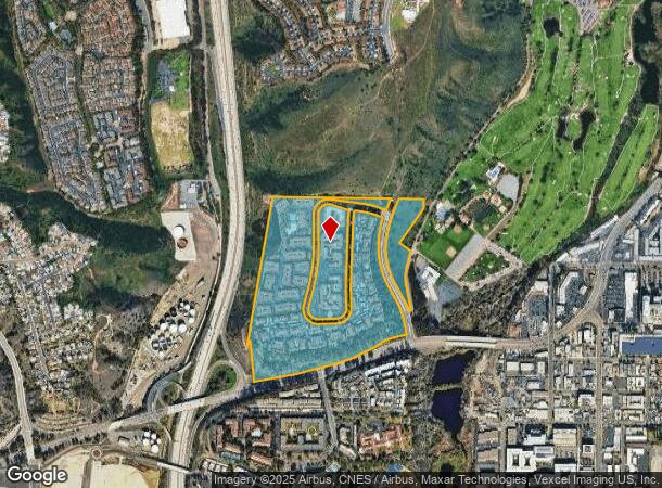 6542 Reflection Dr, San Diego, CA Parcel Map