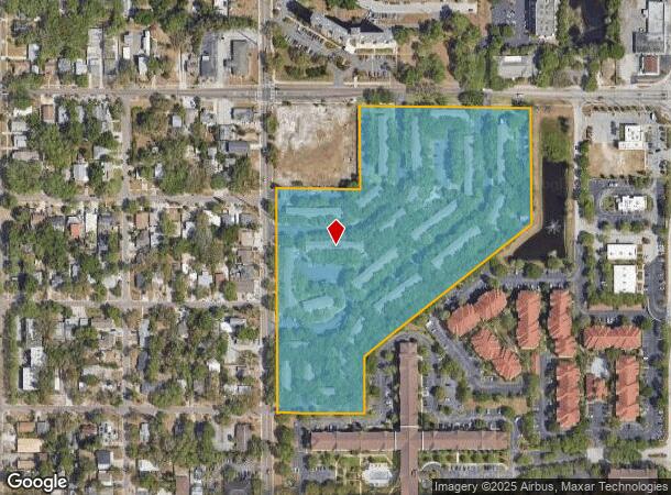  1121 Druid Rd E, Clearwater, FL Parcel Map