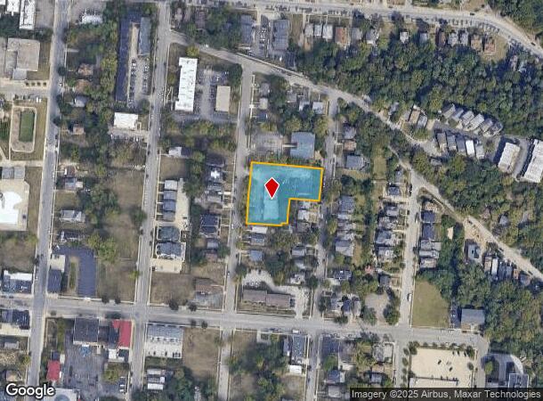  934 Chateau Ave, Cincinnati, OH Parcel Map