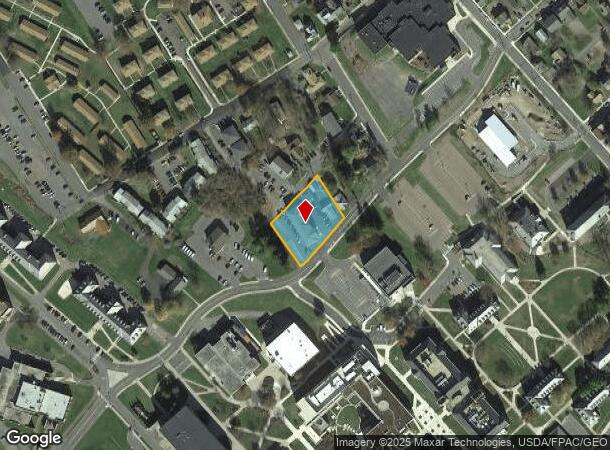 201 University Dr, Frostburg, MD Parcel Map