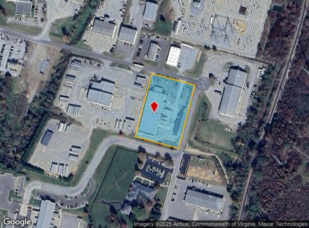 214 Simmons Dr, Cloverdale, VA Parcel Map