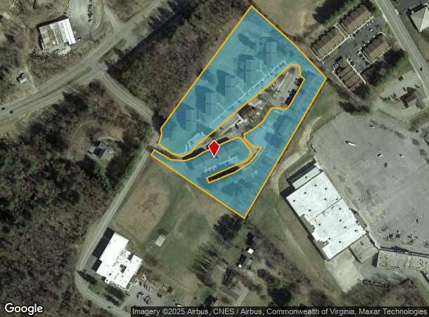 201 Washington Sq Dr, Pulaski, VA Parcel Map