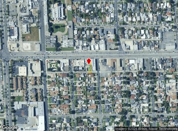  1638 E Compton Blvd, Compton, CA Parcel Map