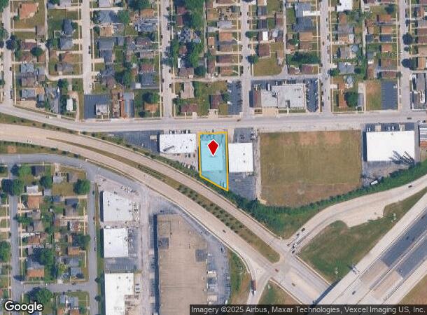 2515 W Sibley Blvd, Posen, IL Parcel Map