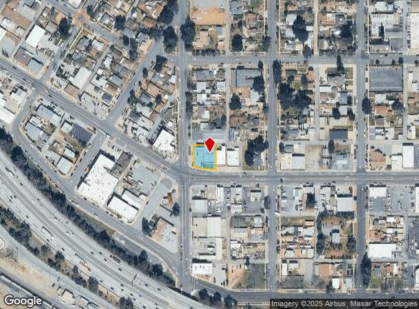 100 E Sixth St, Beaumont, CA Parcel Map