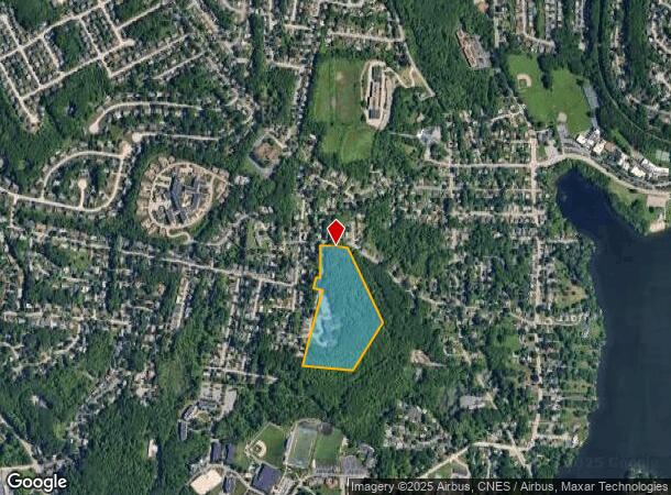 25 W Chester St, Worcester, MA Parcel Map