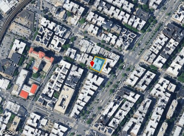  155 E 168Th St, Bronx, NY Parcel Map