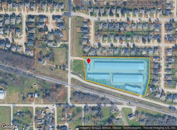  845 S Holland Rd, Mansfield, TX Parcel Map