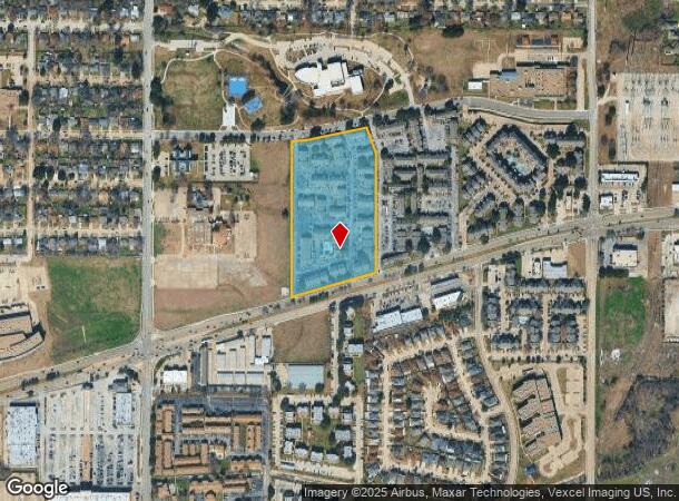 2020 Cedar Point Dr, Arlington, TX Parcel Map