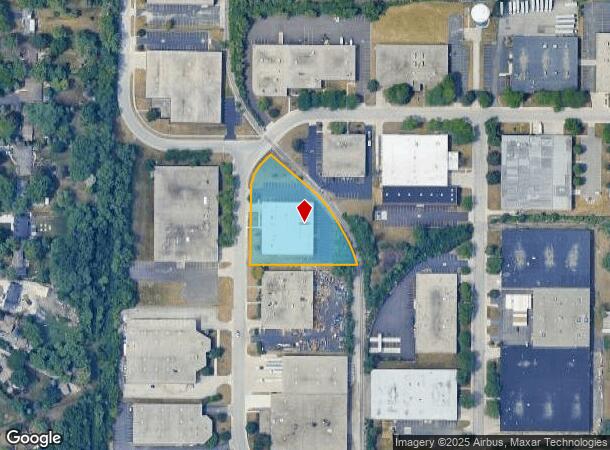  801 Hilltop Dr, Itasca, IL Parcel Map