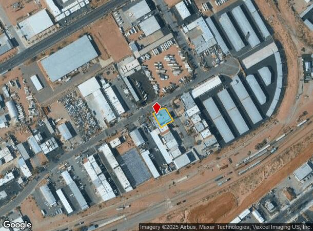  1563 Foothill Dr, Boulder City, NV Parcel Map