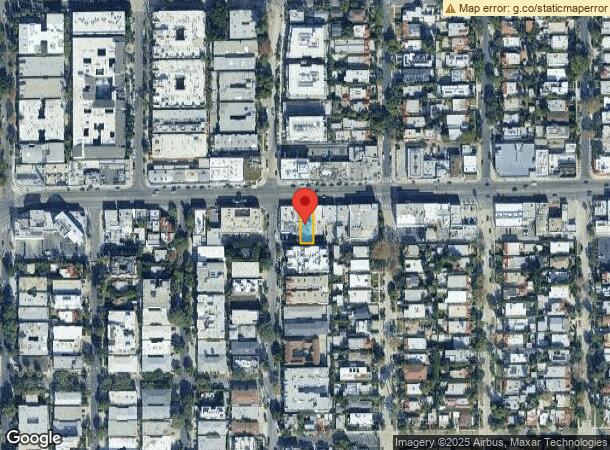  8280 Melrose Ave, Los Angeles, CA Parcel Map