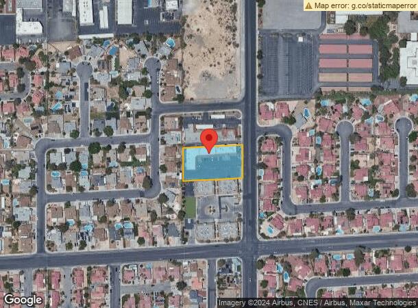  3651 Lindell Rd, Las Vegas, NV Parcel Map