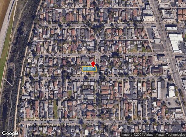  5275 Pacific Ave, Long Beach, CA Parcel Map