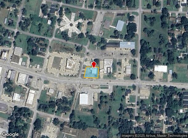 502 E Brazos Ave, West Columbia, TX Parcel Map
