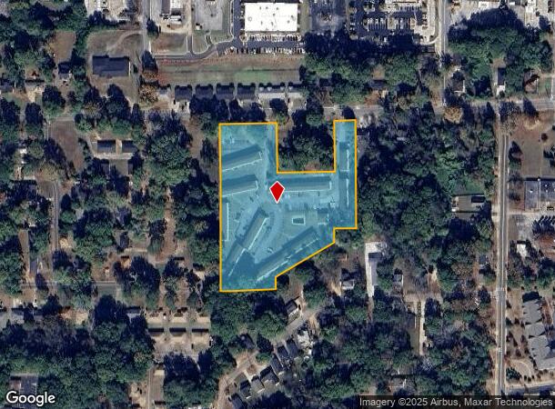  1110 W Poplar St, Griffin, GA Parcel Map