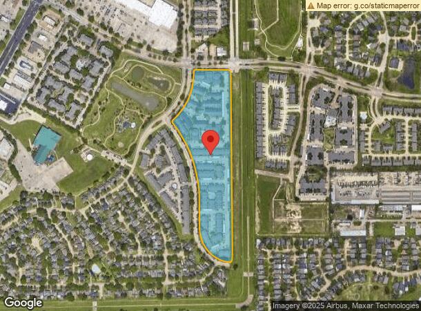  8440 Easton Commons Dr, Houston, TX Parcel Map